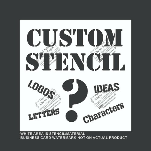 Custom stencil your logo - your,