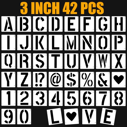 Pcs inch letters numbers - letters,