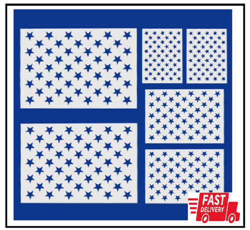 Pieces star stencils for - 6,